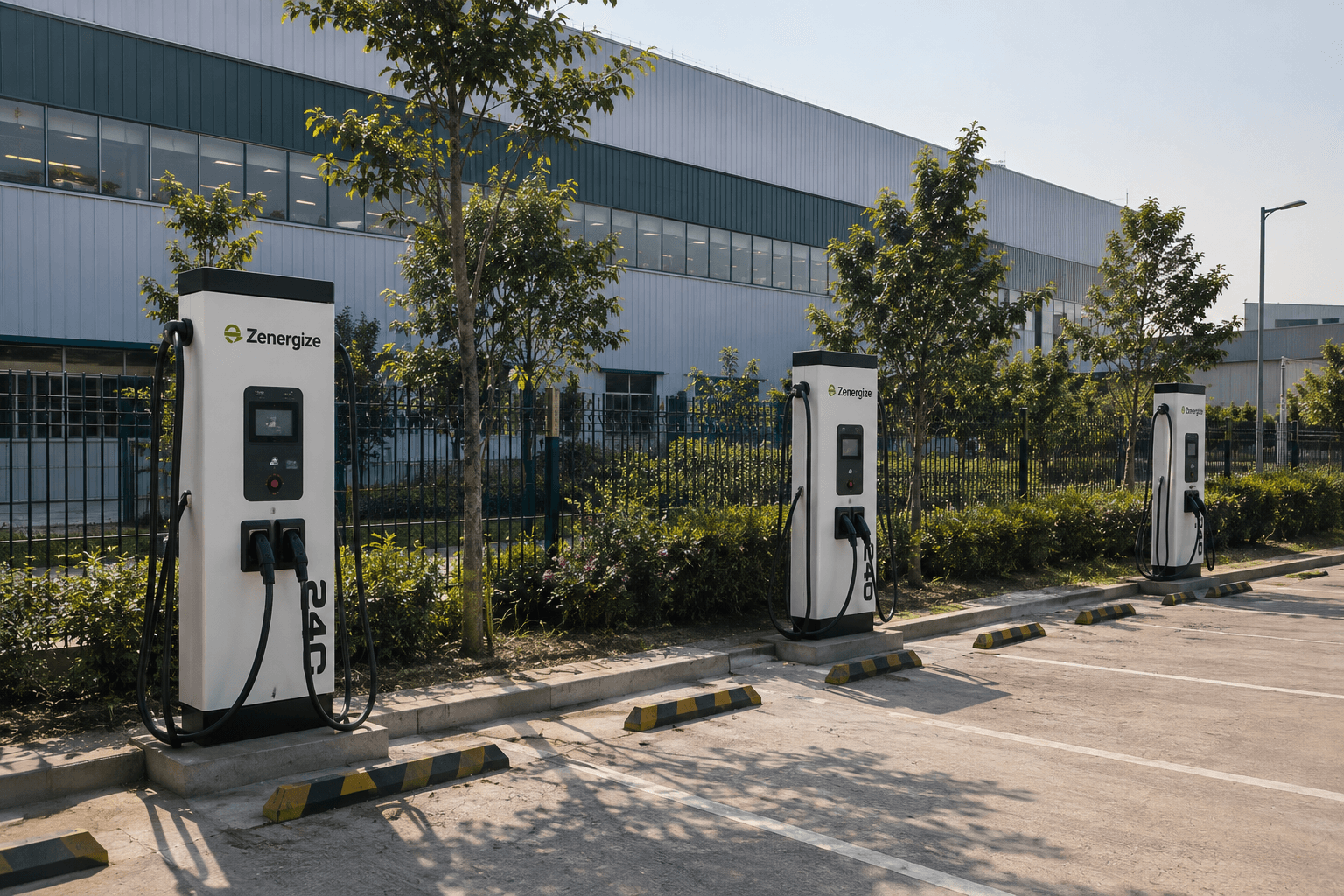 Zenergize DC fast chargers at a large-scale EPC installation