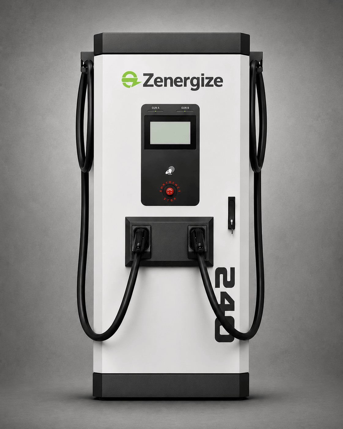 Zenergize 240kW dual gun DC fast charger