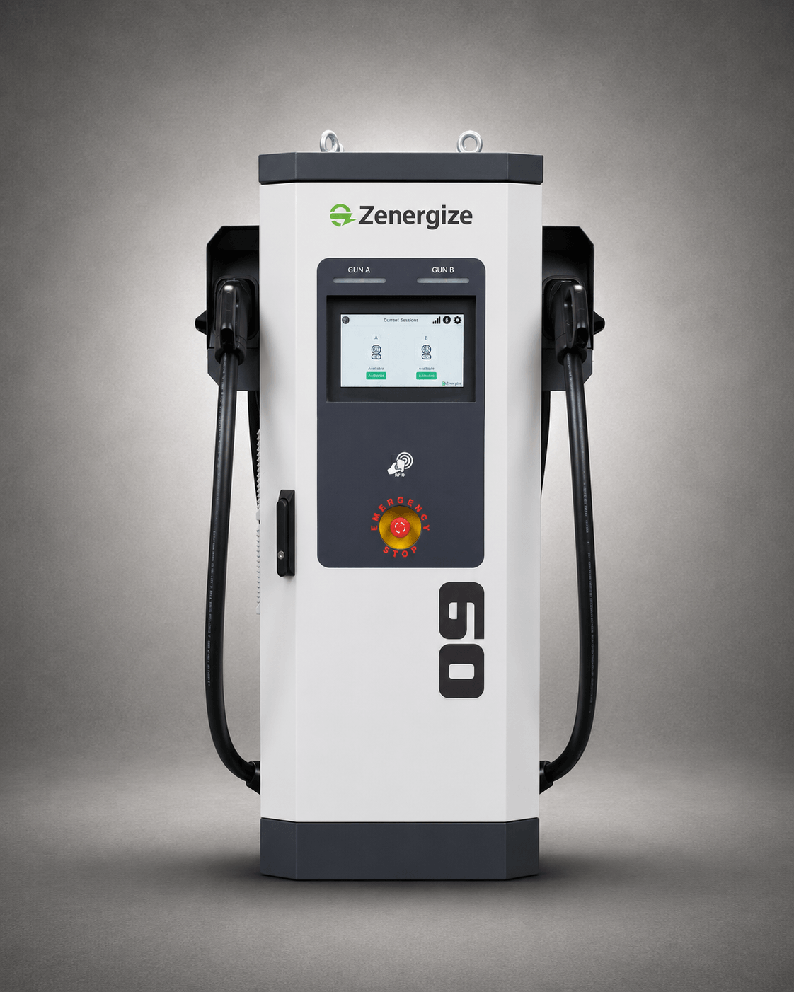 Zenergize 60kW dual gun DC fast charger